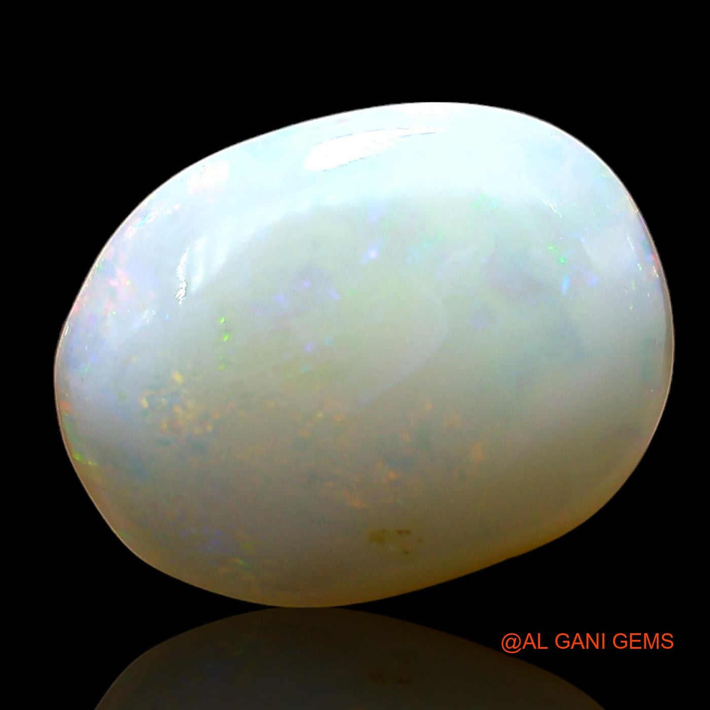 2.00 Cts Natural Australian Fire Opal Oval Cabochon Loose Gemstone For Jewelry 12x9x3 mm AE-366