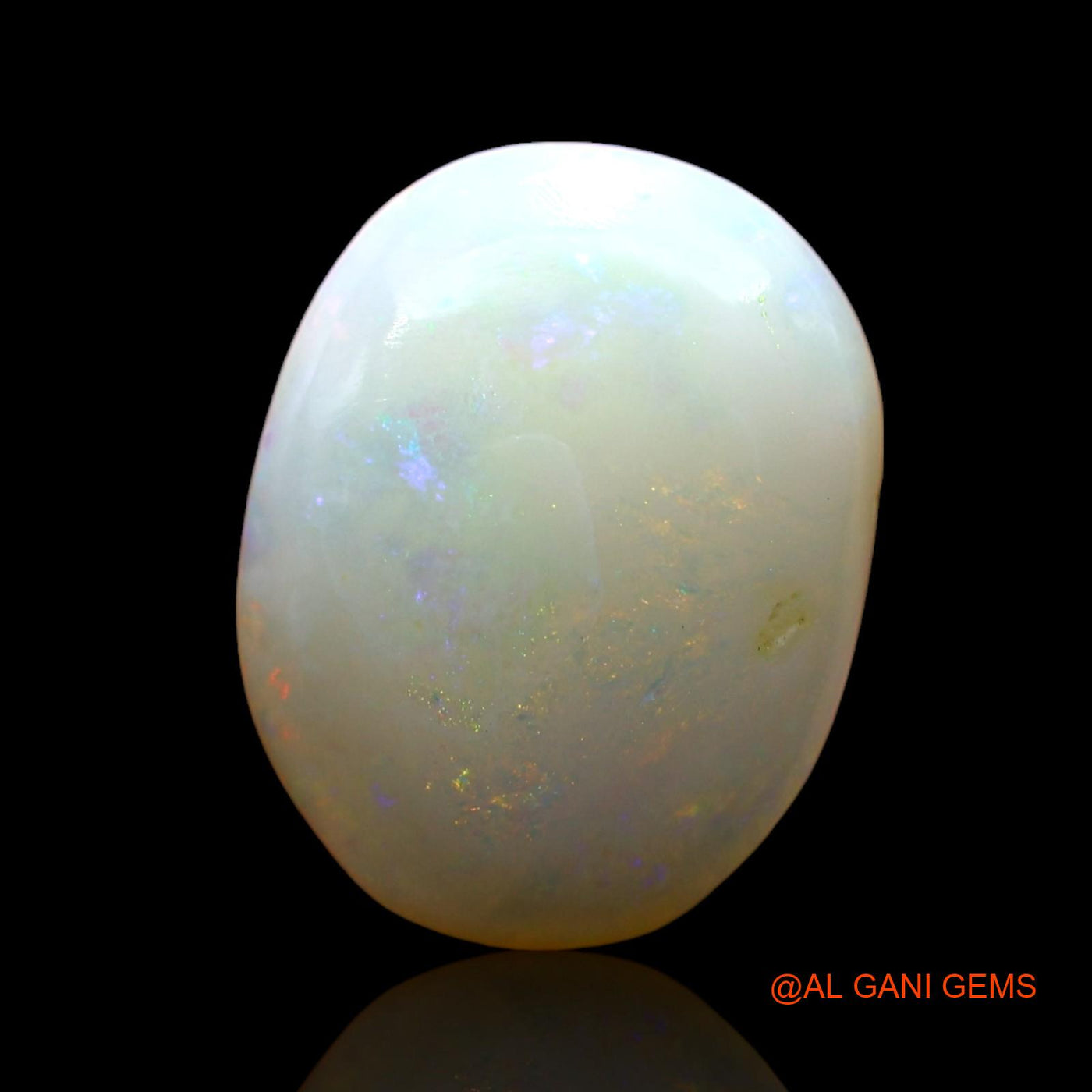 2.00 Cts Natural Australian Fire Opal Oval Cabochon Loose Gemstone For Jewelry 12x9x3 mm AE-366