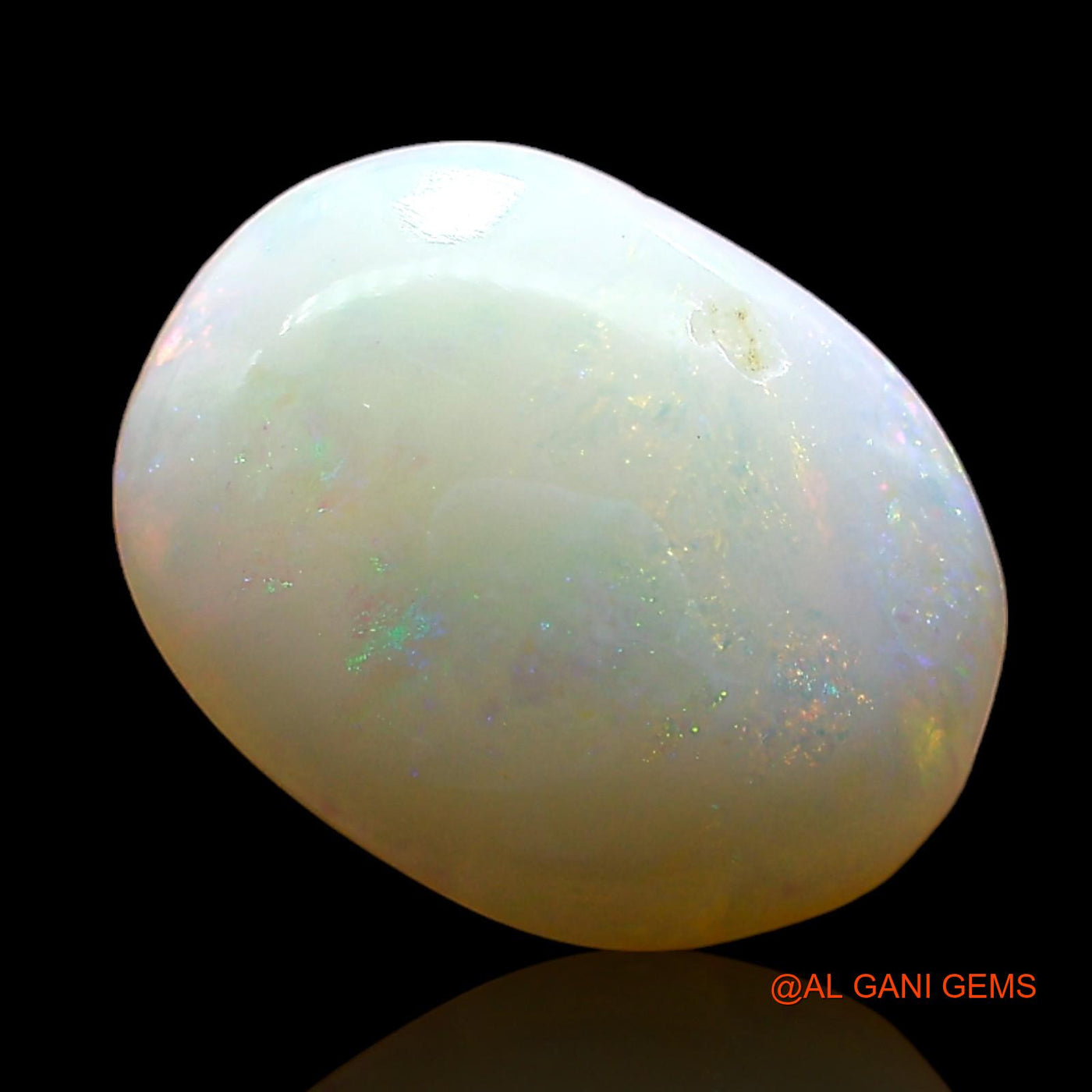 2.00 Cts Natural Australian Fire Opal Oval Cabochon Loose Gemstone For Jewelry 12x9x3 mm AE-366