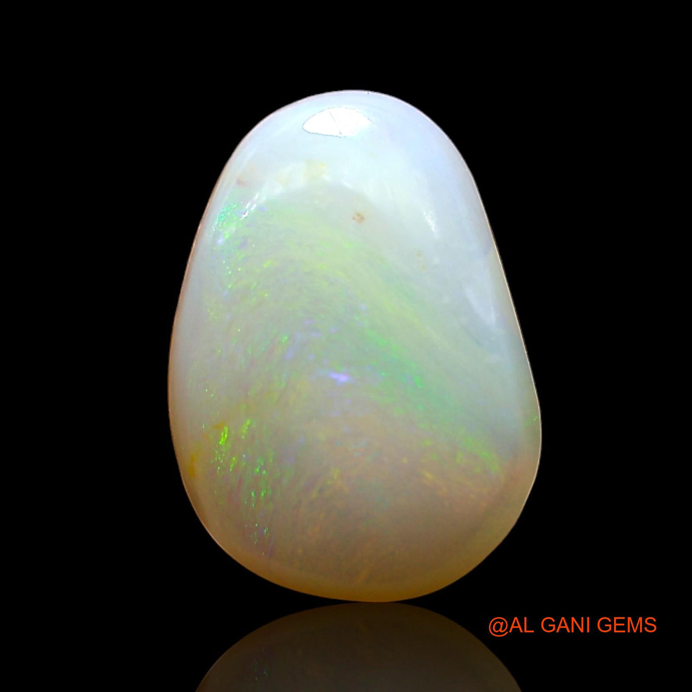 2.00 Cts Natural Australian Fire Opal Loose Gemstone Oval Cabochon 12x8x4 mm AE-367