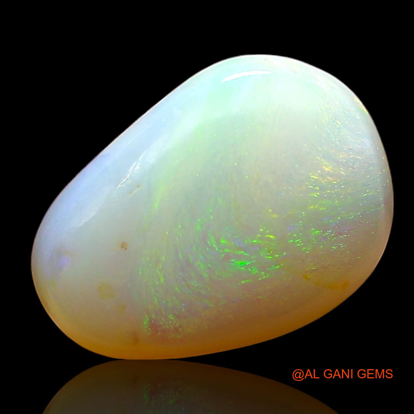 2.00 Cts Natural Australian Fire Opal Loose Gemstone Oval Cabochon 12x8x4 mm AE-367