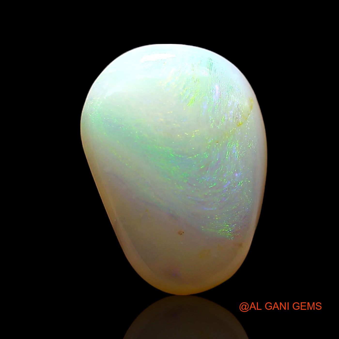 2.00 Cts Natural Australian Fire Opal Loose Gemstone Oval Cabochon 12x8x4 mm AE-367