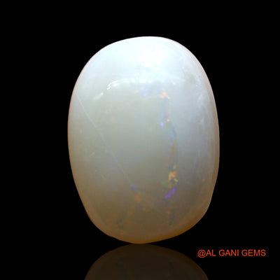 Natural Untreated Fire Opal Loose Gemstone Oval Cabochon From Australia 2.00 Cts 12x9x3 mm AE-368