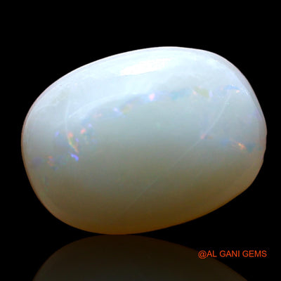 Natural Untreated Fire Opal Loose Gemstone Oval Cabochon From Australia 2.00 Cts 12x9x3 mm AE-368