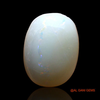 Natural Untreated Fire Opal Loose Gemstone Oval Cabochon From Australia 2.00 Cts 12x9x3 mm AE-368
