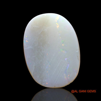 Natural Untreated Fire Opal Loose Gemstone Oval Cabochon From Australia 2.00 Cts 12x9x3 mm AE-368