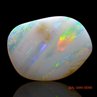 1.00 Cts Natural Australian Fire Opal Loose Gemstone Fancy Cabochon 11x9x2 mm AE-369