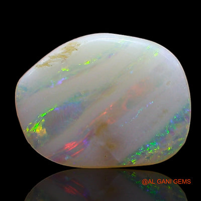 1.00 Cts Natural Australian Fire Opal Loose Gemstone Fancy Cabochon 11x9x2 mm AE-369