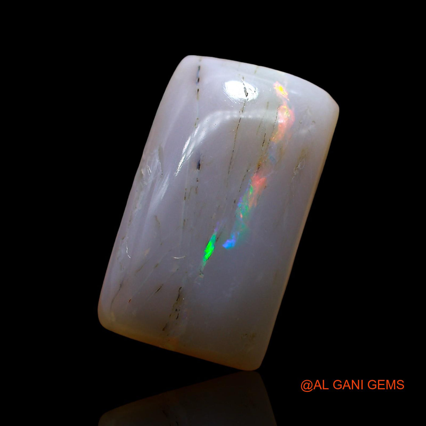 13.00 Cts Natural Australian Fire Opal Loose Gemstone Fancy Cabochon 17x10x8 mm AE-36