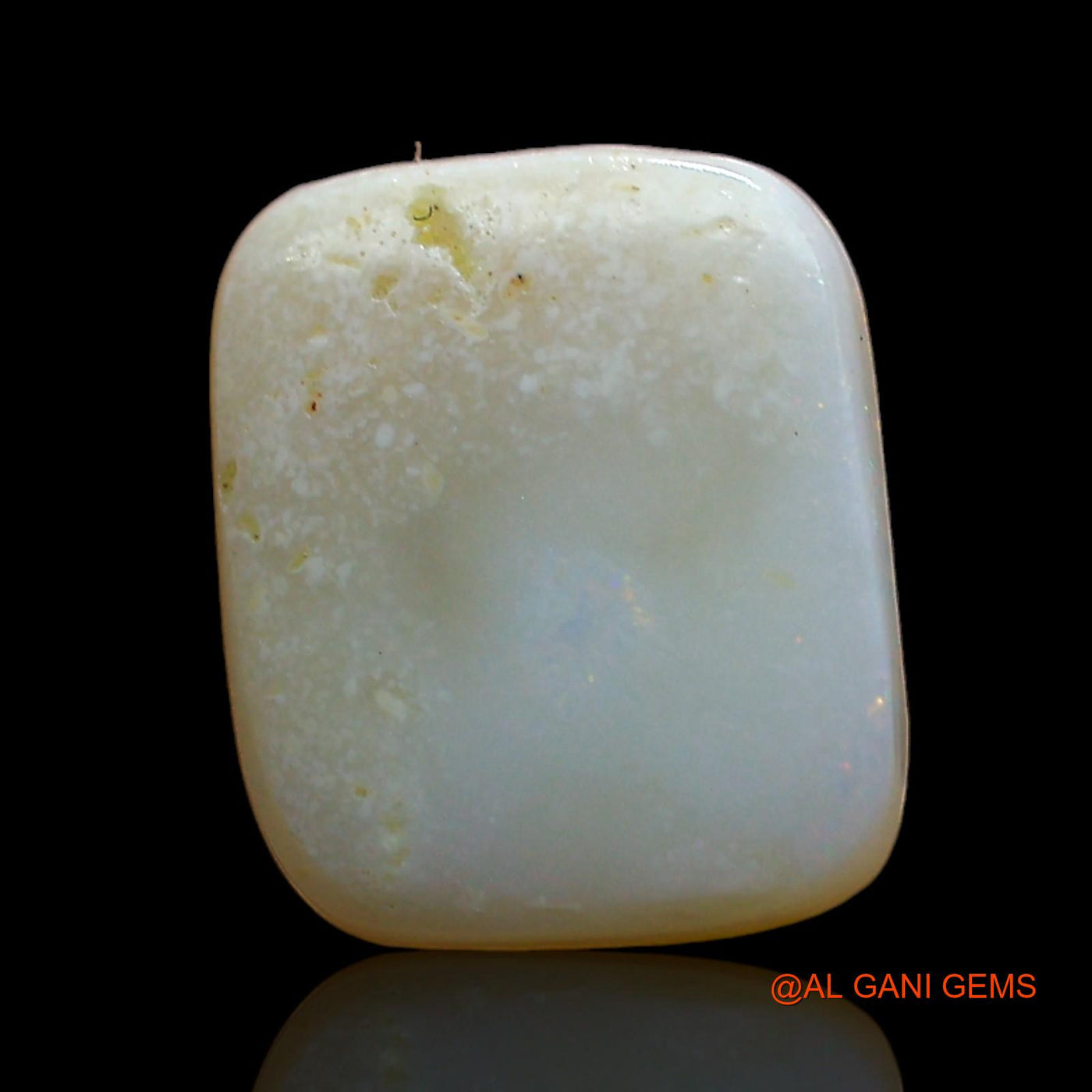 2.00 Cts Natural Australian Fire Opal Loose Gemstone Square Cabochon 10x8x3 mm AE-372