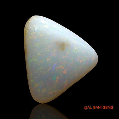 Natural Untreated Fire Opal Loose Gemstone Trillion Cabochon From Australia 2.00 Cts 10x10x3 mm AE-373