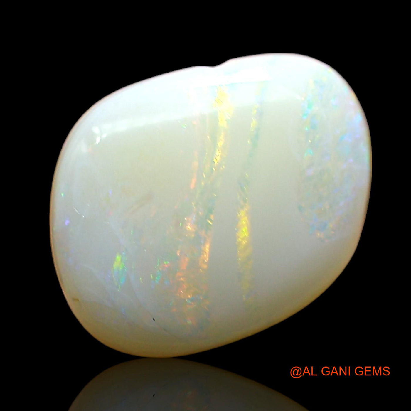 3.00 Cts Natural Australian Fire Opal Loose Gemstone Fancy Cabochon 11x9x5 mm AE-374