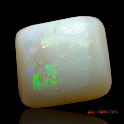 Natural Fire Opal Gemstone 3.00 Cts Loose Square Cabochon From Australia 10x9x5 mm AE-375