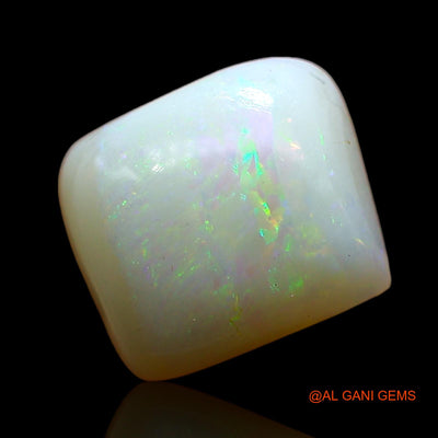 Natural Fire Opal Gemstone 3.00 Cts Loose Square Cabochon From Australia 10x9x5 mm AE-375