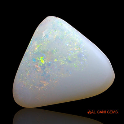 1.00 Cts Natural Australian Fire Opal Loose Gemstone Trillion Cabochon 11x9x3 mm AE-376