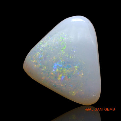 1.00 Cts Natural Australian Fire Opal Loose Gemstone Trillion Cabochon 11x9x3 mm AE-376