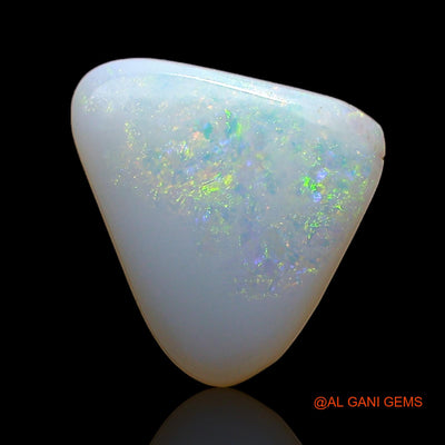 1.00 Cts Natural Australian Fire Opal Loose Gemstone Trillion Cabochon 11x9x3 mm AE-376