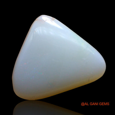 1.00 Cts Natural Australian Fire Opal Loose Gemstone Trillion Cabochon 11x9x3 mm AE-376