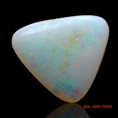 2.00 Cts Natural Australian Fire Opal Trillion Cabochon Loose Gemstone For Jewelry 11x10x3 mm AE-378