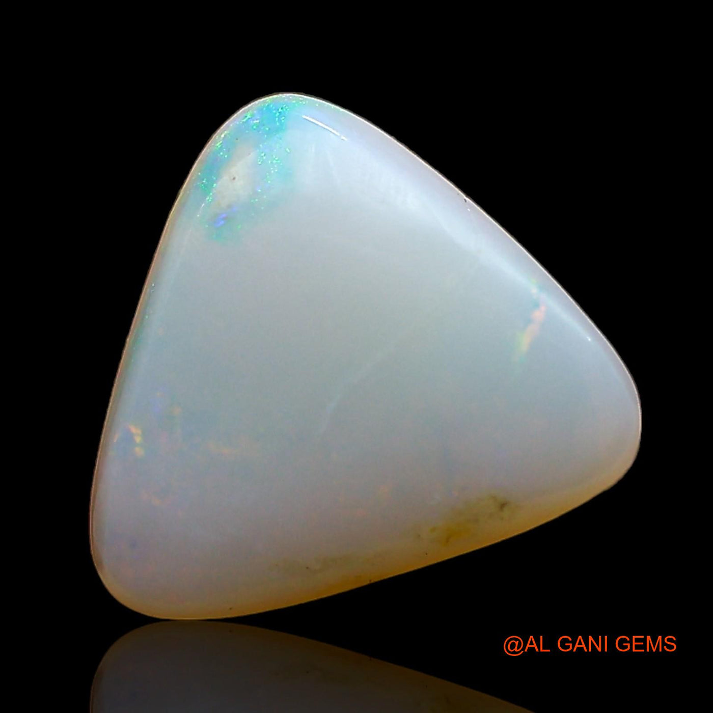 2.00 Cts Natural Australian Fire Opal Trillion Cabochon Loose Gemstone For Jewelry 11x10x3 mm AE-378