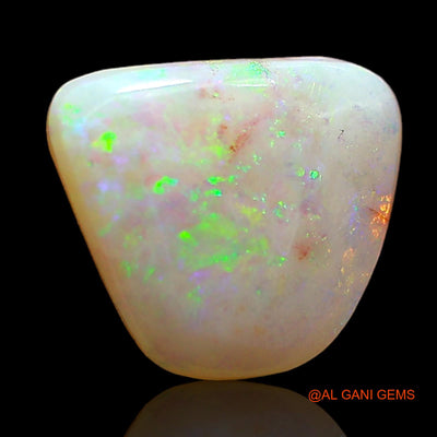 1.00 Cts Natural Australian Fire Opal Trillion Cabochon Loose Gemstone For Jewelry 10x9x2 mm AE-379
