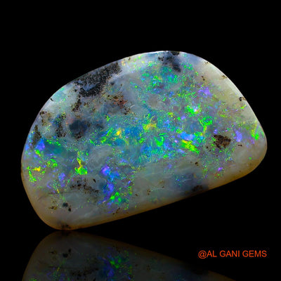 7.00 Cts Natural Australian Fire Opal Loose Gemstone Fancy Cabochon 18x11x6 mm AE-37