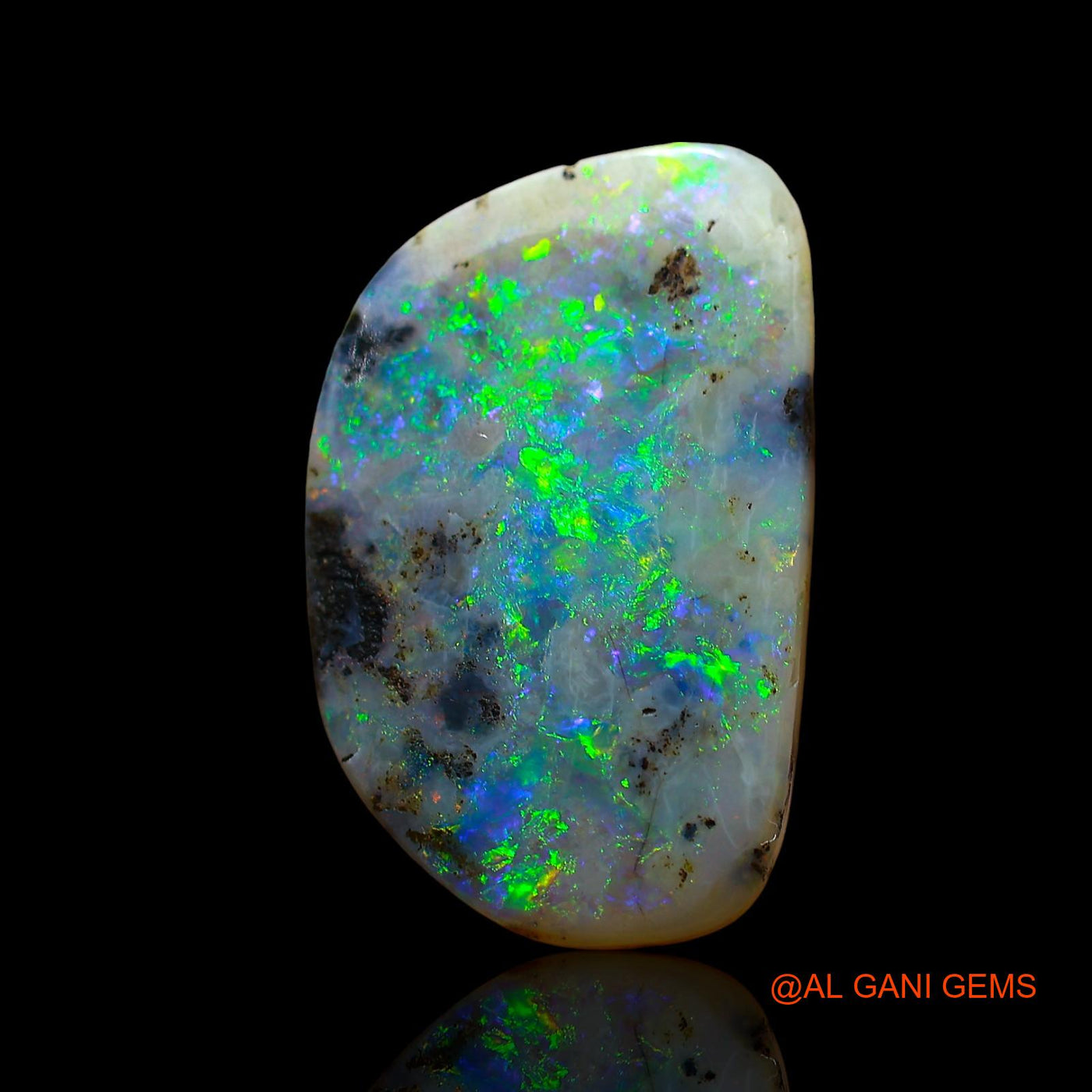 7.00 Cts Natural Australian Fire Opal Loose Gemstone Fancy Cabochon 18x11x6 mm AE-37