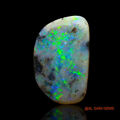 7.00 Cts Natural Australian Fire Opal Loose Gemstone Fancy Cabochon 18x11x6 mm AE-37