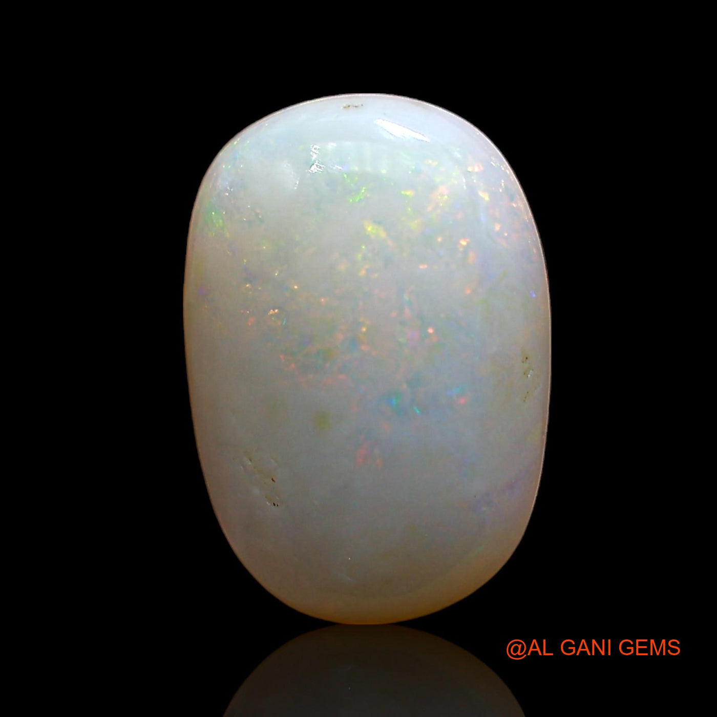 2.00 Cts Natural Australian Fire Opal Loose Gemstone Oval Cabochon 12x8x3 mm AE-380