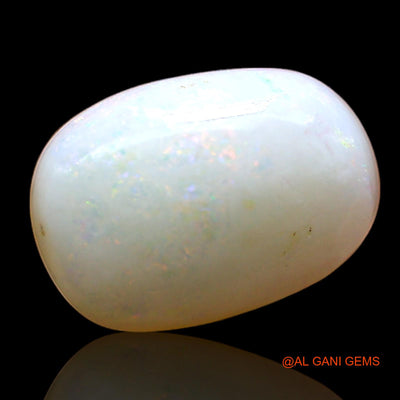 2.00 Cts Natural Australian Fire Opal Loose Gemstone Oval Cabochon 12x8x3 mm AE-380