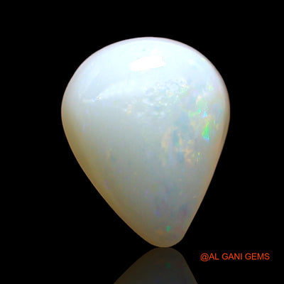 3.00 Cts Unheated Australian Fire Opal Loose Gemstone Pear Cabochon Natural 11x9x5 mm AE-384