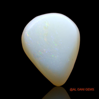3.00 Cts Unheated Australian Fire Opal Loose Gemstone Pear Cabochon Natural 11x9x5 mm AE-384