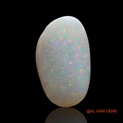 1.00 Cts Natural Australian Fire Opal Loose Gemstone Fancy Cabochon 12x7x1 mm AE-386