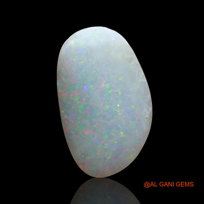 1.00 Cts Natural Australian Fire Opal Loose Gemstone Fancy Cabochon 12x7x1 mm AE-386