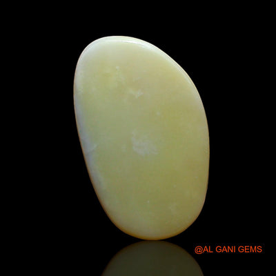 1.00 Cts Natural Australian Fire Opal Loose Gemstone Fancy Cabochon 12x7x1 mm AE-386