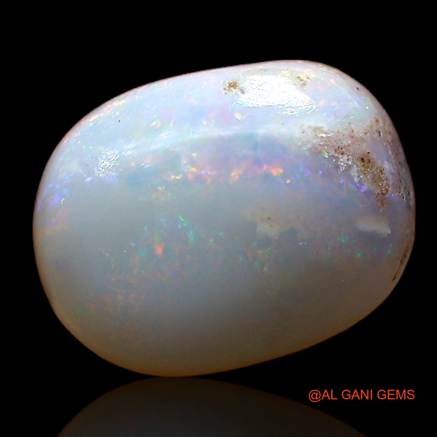 2.00 Cts Natural Australian Fire Opal Loose Gemstone Fancy Cabochon 10x8x3 mm AE-389