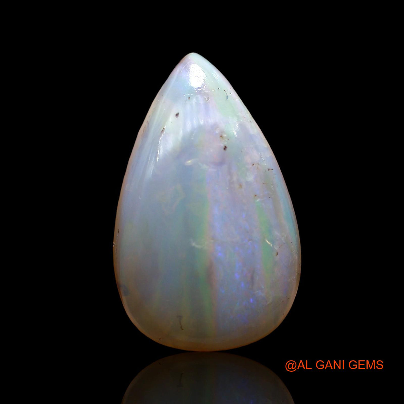 8.00 Cts Natural Australian Fire Opal Pear Cabochon Loose Gemstone For Jewelry 20x13x5 mm AE-38