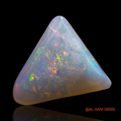 1.00 Cts Unheated Australian Fire Opal Loose Gemstone Trillion Cabochon Natural 9x9x2 mm AE-390