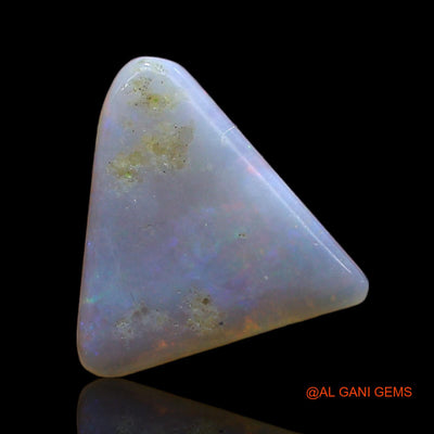 1.00 Cts Unheated Australian Fire Opal Loose Gemstone Trillion Cabochon Natural 9x9x2 mm AE-390
