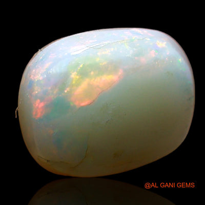 Natural Fire Opal Gemstone 3.00 Cts Loose Fancy Cabochon From Australia 11x9x4 mm AE-392