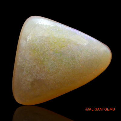 Natural Untreated Fire Opal Loose Gemstone Trillion Cabochon From Australia 2.00 Cts 11x8x4 mm AE-393