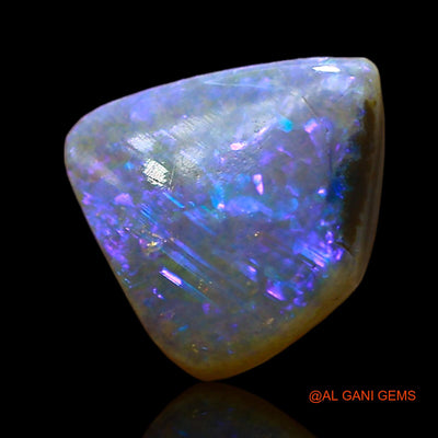 Natural Untreated Fire Opal Loose Gemstone Fancy Cabochon From Australia 1.00 Cts 8x8x3 mm AE-398