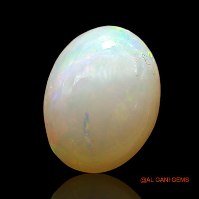 Natural Fire Opal Gemstone 1.00 Cts Loose Oval Cabochon From Australia 8x6x4 mm AE-399