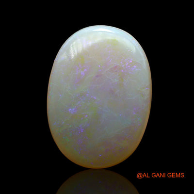 11.00 Cts Unheated Australian Fire Opal Loose Gemstone Oval Cabochon Natural 19x14x6 mm AE-39