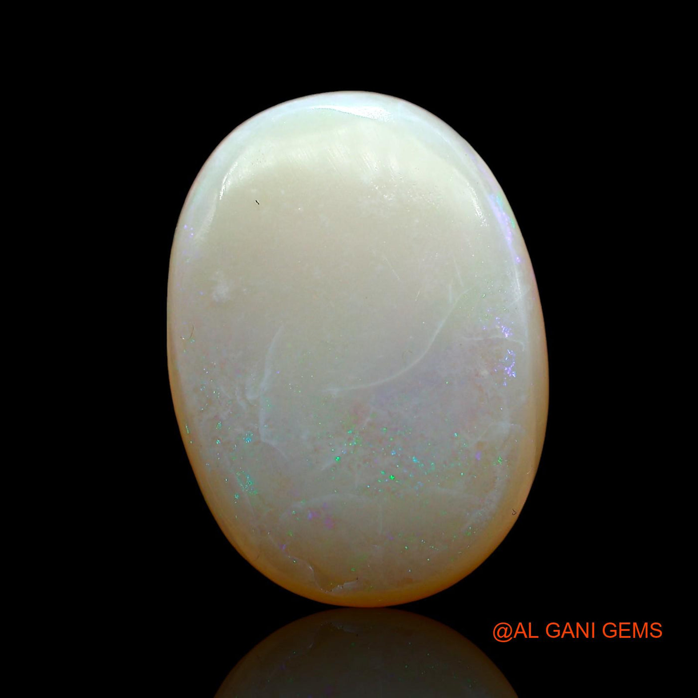 11.00 Cts Unheated Australian Fire Opal Loose Gemstone Oval Cabochon Natural 19x14x6 mm AE-39