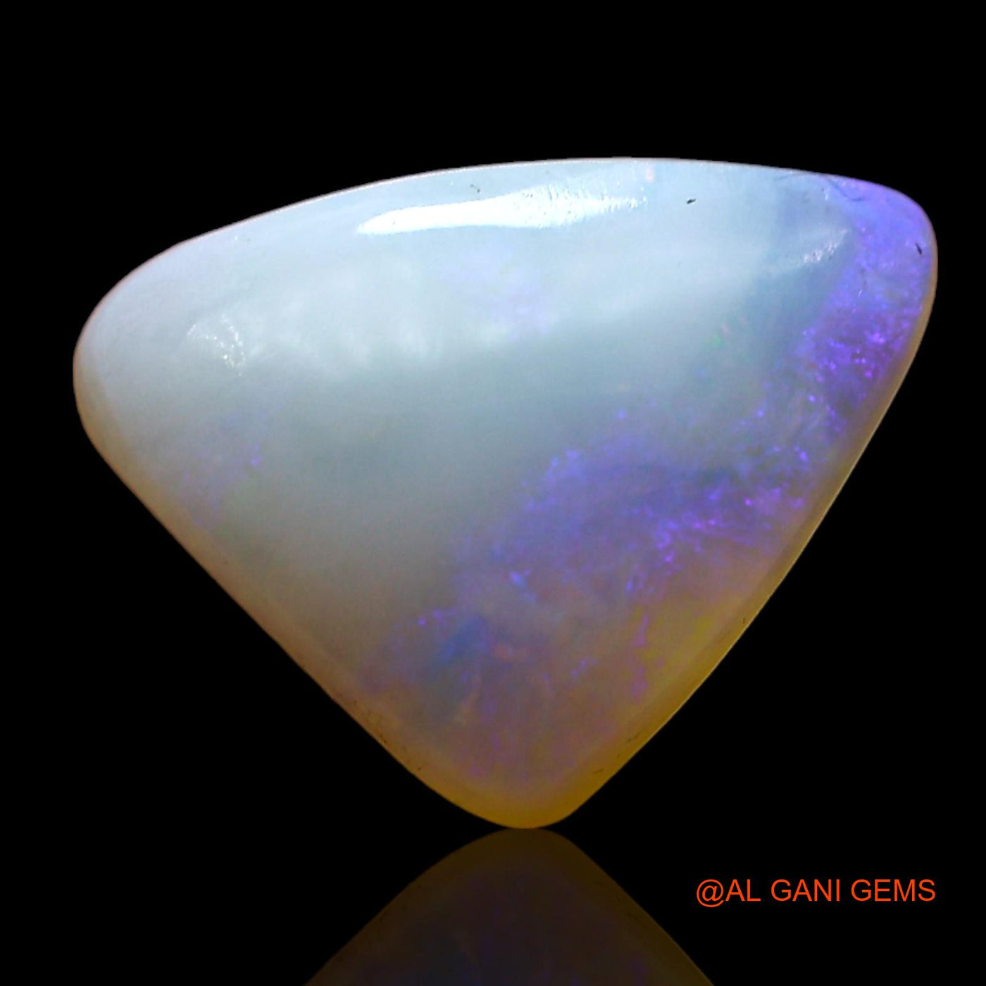 2.00 Cts Natural Australian Fire Opal Loose Gemstone Trillion Cabochon 12x9x3 mm AE-400