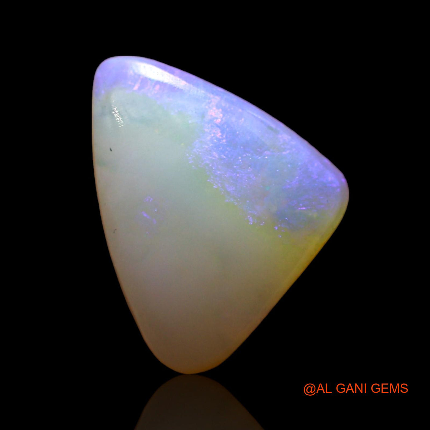 2.00 Cts Natural Australian Fire Opal Loose Gemstone Trillion Cabochon 12x9x3 mm AE-400