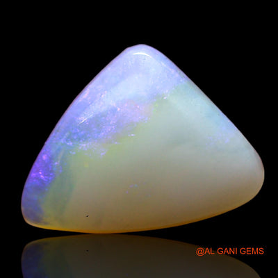 2.00 Cts Natural Australian Fire Opal Loose Gemstone Trillion Cabochon 12x9x3 mm AE-400