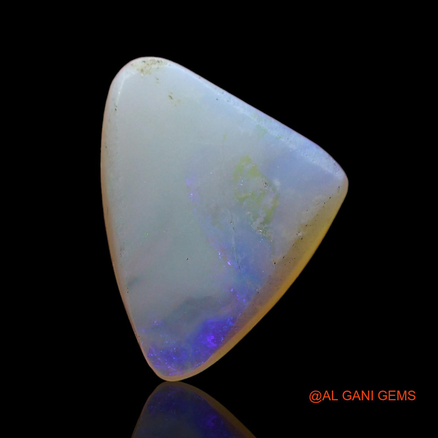 2.00 Cts Natural Australian Fire Opal Loose Gemstone Trillion Cabochon 12x9x3 mm AE-400