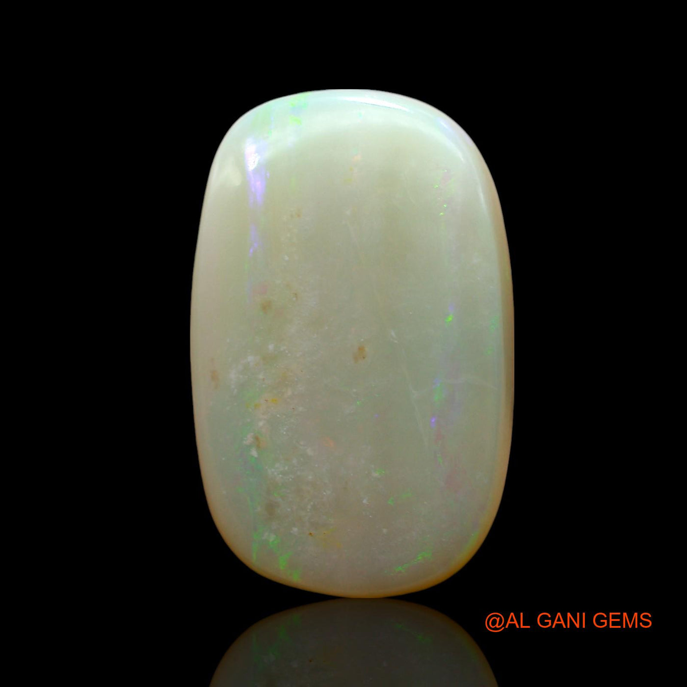 Natural Fire Opal Gemstone 6.00 Cts Loose Oval Cabochon From Australia 19x12x4 mm AE-402